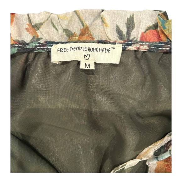 Women's Free People Homemade BOHO Floral Maxi Dress Size M - Picture 3 of 4